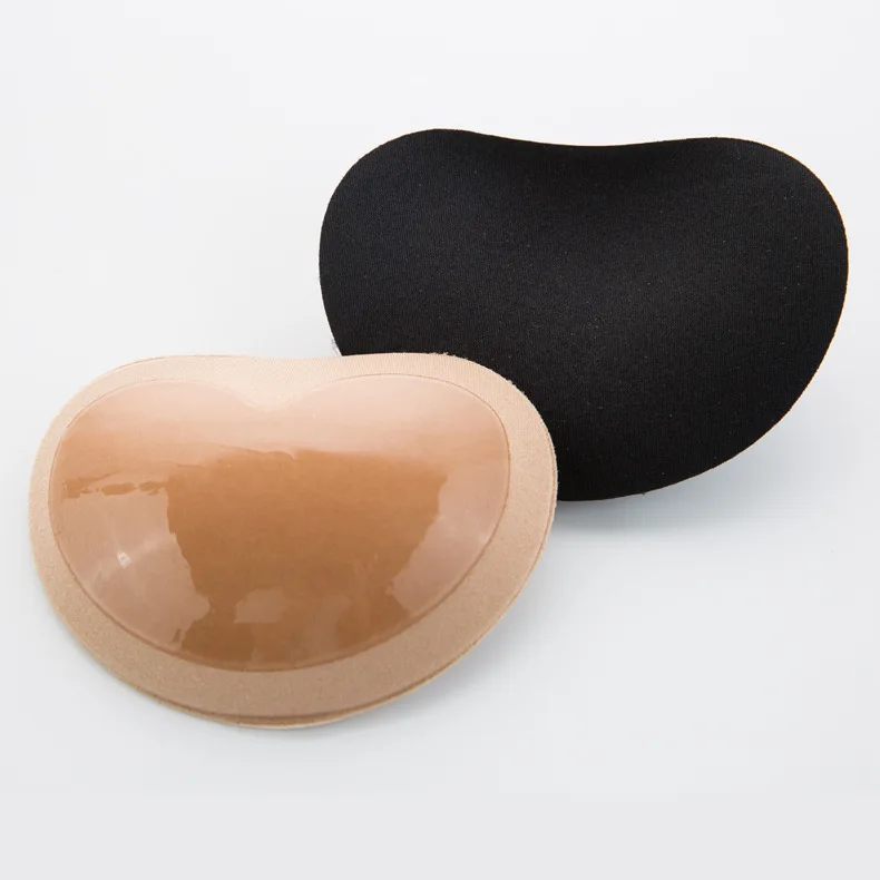 

Sexy Bikini Push Up Padded Swimsuit Small Bust Thicker Breathable Insert Sponge Bra Pads Self-Adhesive Invisible Chest Pads