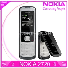 Восстановленное в Исходном Nokia 2720 Fold 2720F Разблокирована Сотовый Телефон Bluetooth Ява Гарантия Один Год Бесплатная Доставка