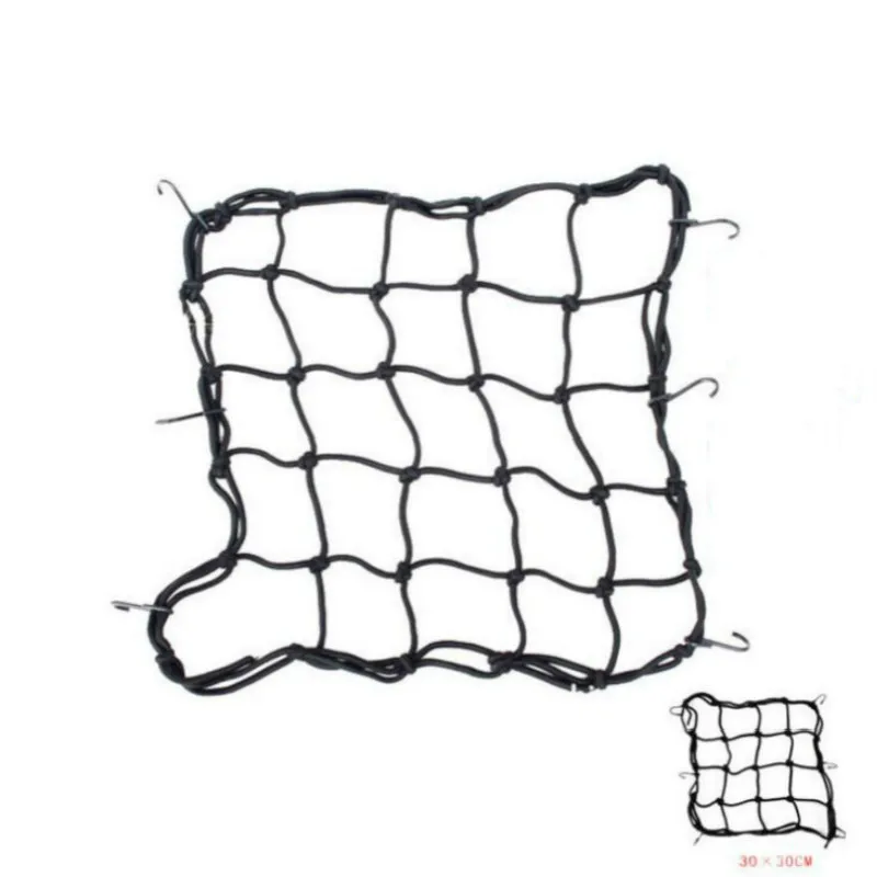 Universal Motorcycle Luggage Net Motorbike Helmet Mesh Storage Motorcycle Helmet Bungee Luggage Storage Cargo Organizer