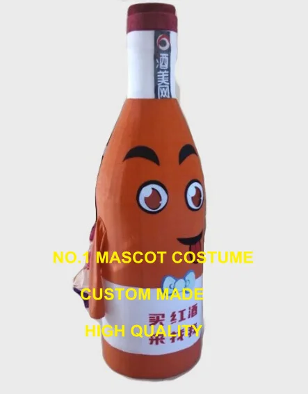 Бутылки вина талисман ostume пользовательские Герой мультфильма Косплей Взрослый размер карнавальный костюм 3374