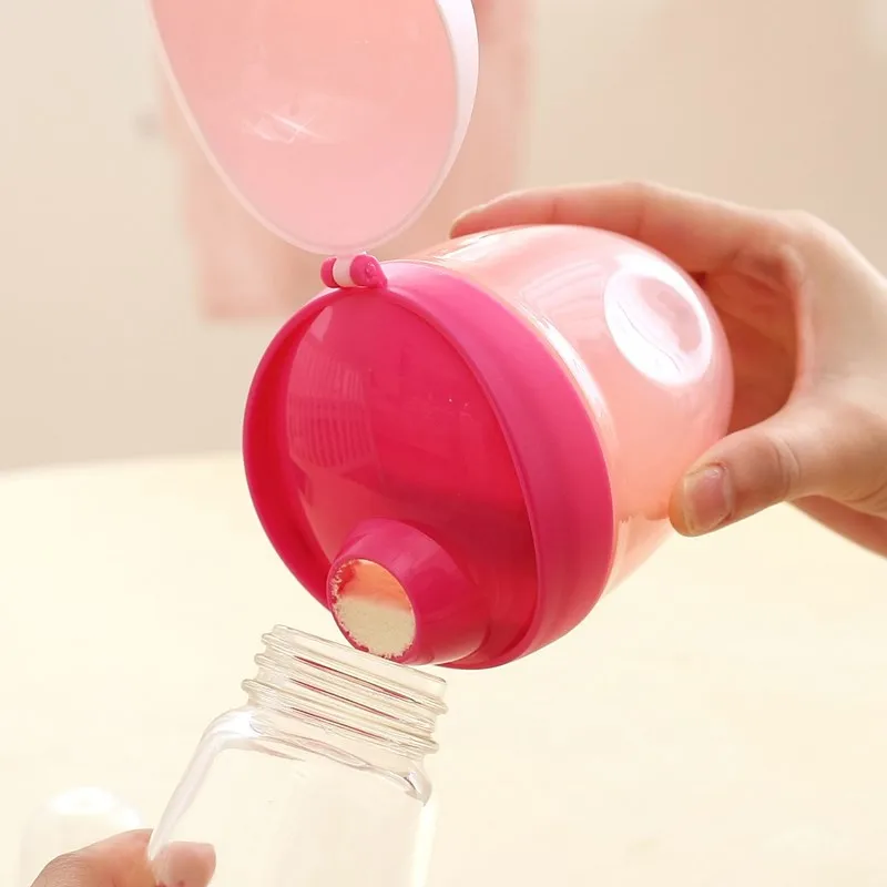 3 Lattice Baby Milk Powder Boxes Cartoon Penguin Formula Dispenser Resue Container Case Portable Food Storage Travel Boxes