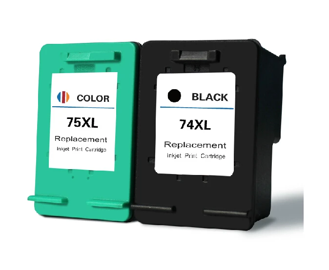 For hp 74XL 75XL Ink Cartridge for HP Deskjet D4260 D4360 laser printer