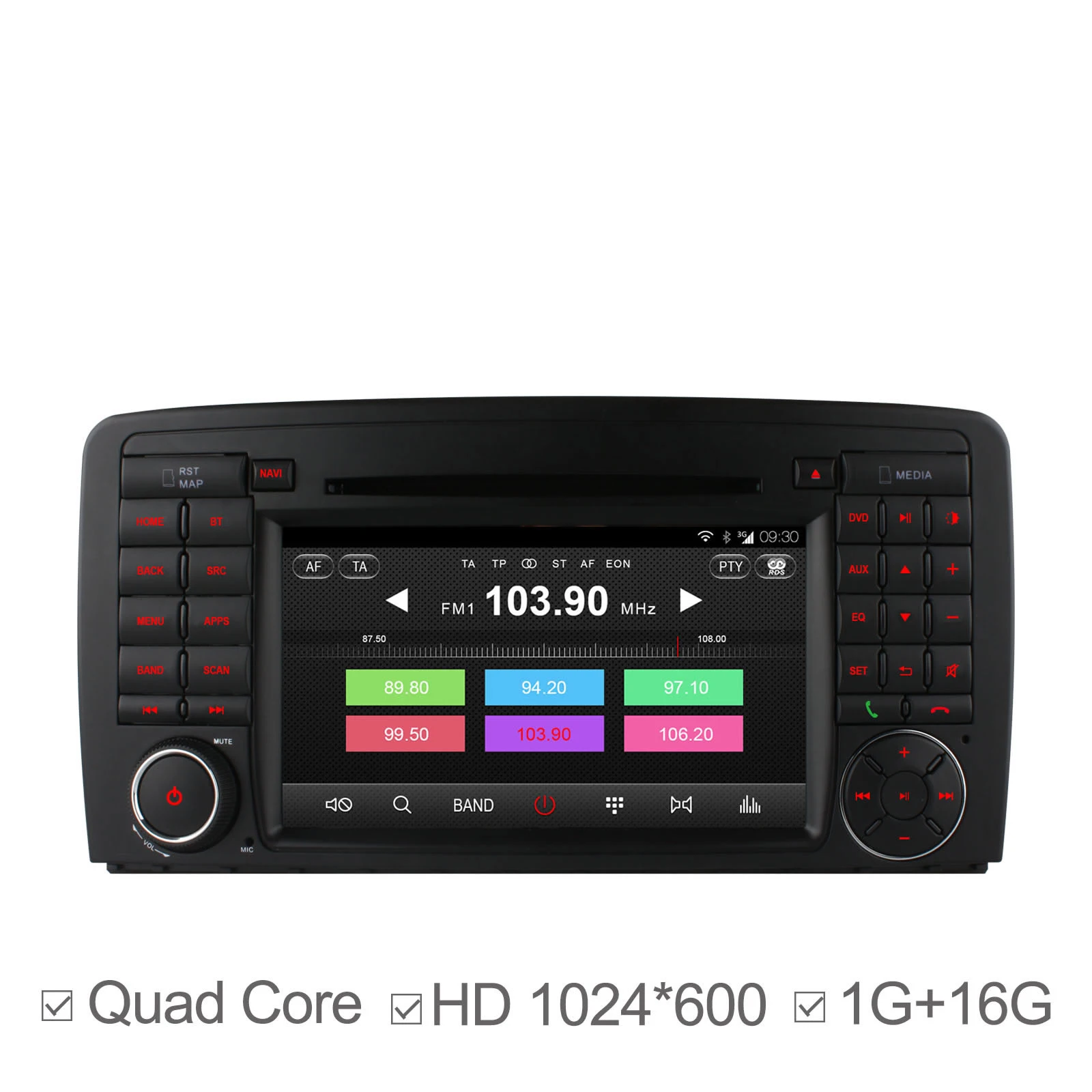 Excellent Android4.4 Car DVD For Benz R Class W251 R280 R300 R320 R350 Quad Core FM AM radio support wifi 3G BT GPS DAB TPMS DTV 27