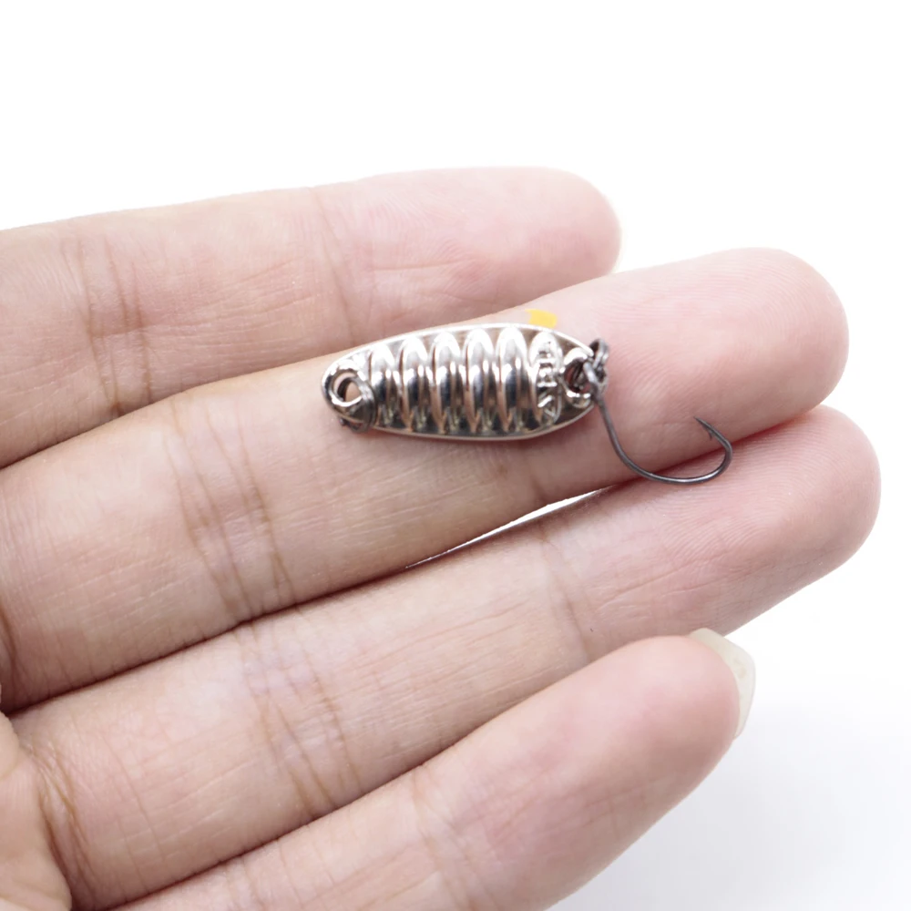 LUSHAZER 5 шт./лот с коробкой рыболовная блесна наживка 1g 1 5g Крючки для морской