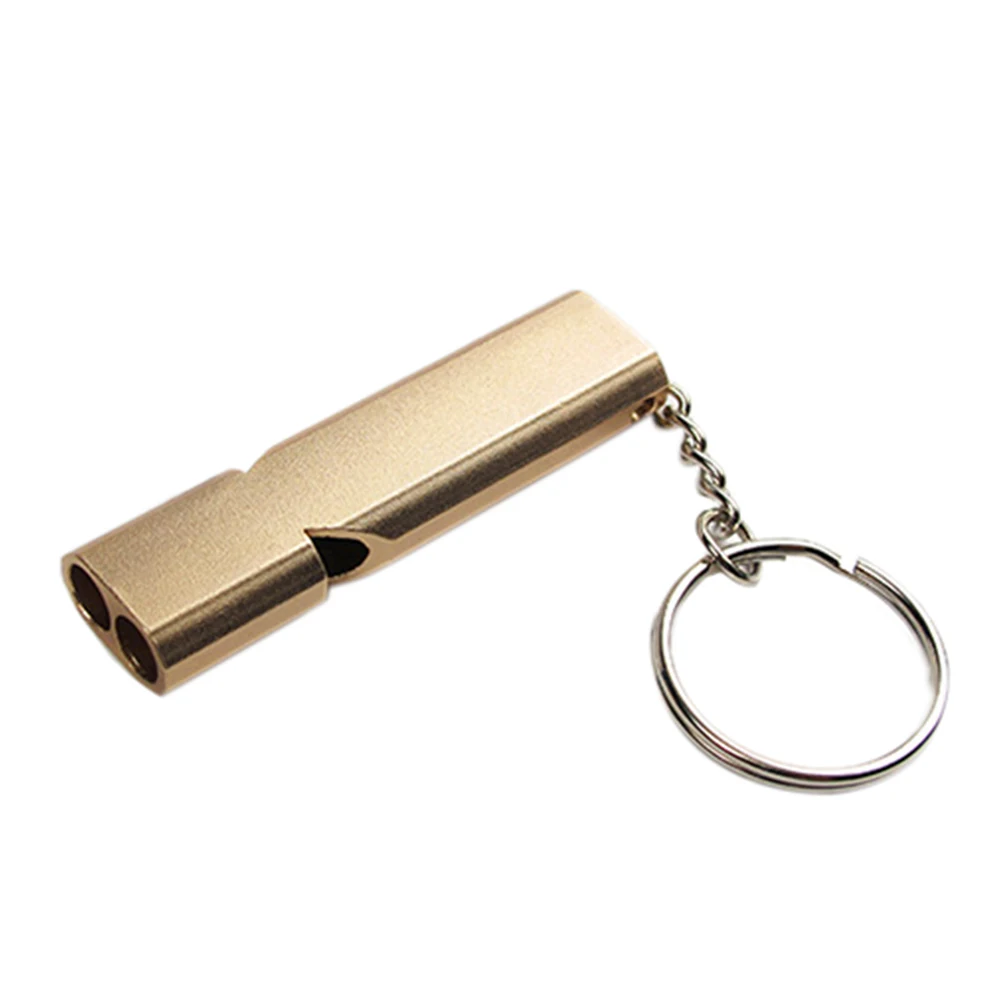 1 шт. брелок свисток для выживания на открытом воздухе|silver color|silver silversilver keychain |