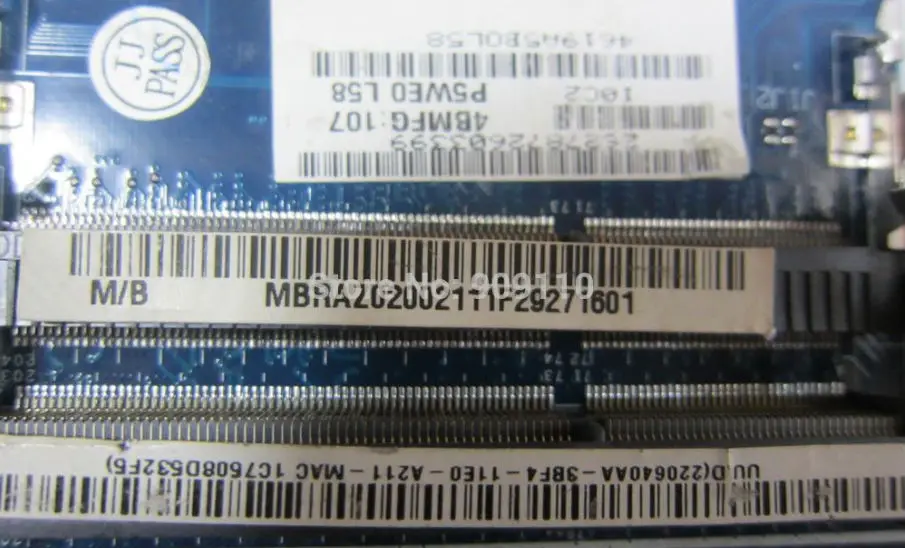 Yourui MBRAZ02002 P5WE0 LA-6901P для Acer Aspire 5750 5750G Ноутбук материнских плат MB. RAZ02.002 DDR3 GT540M основной плате полный испытания