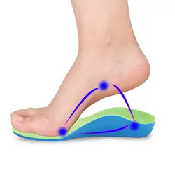 1 пара крем для ног инструмент детей Ева стельки ортопедические для обувь для детей плоскостопие поддержка свода стопы ортопедические