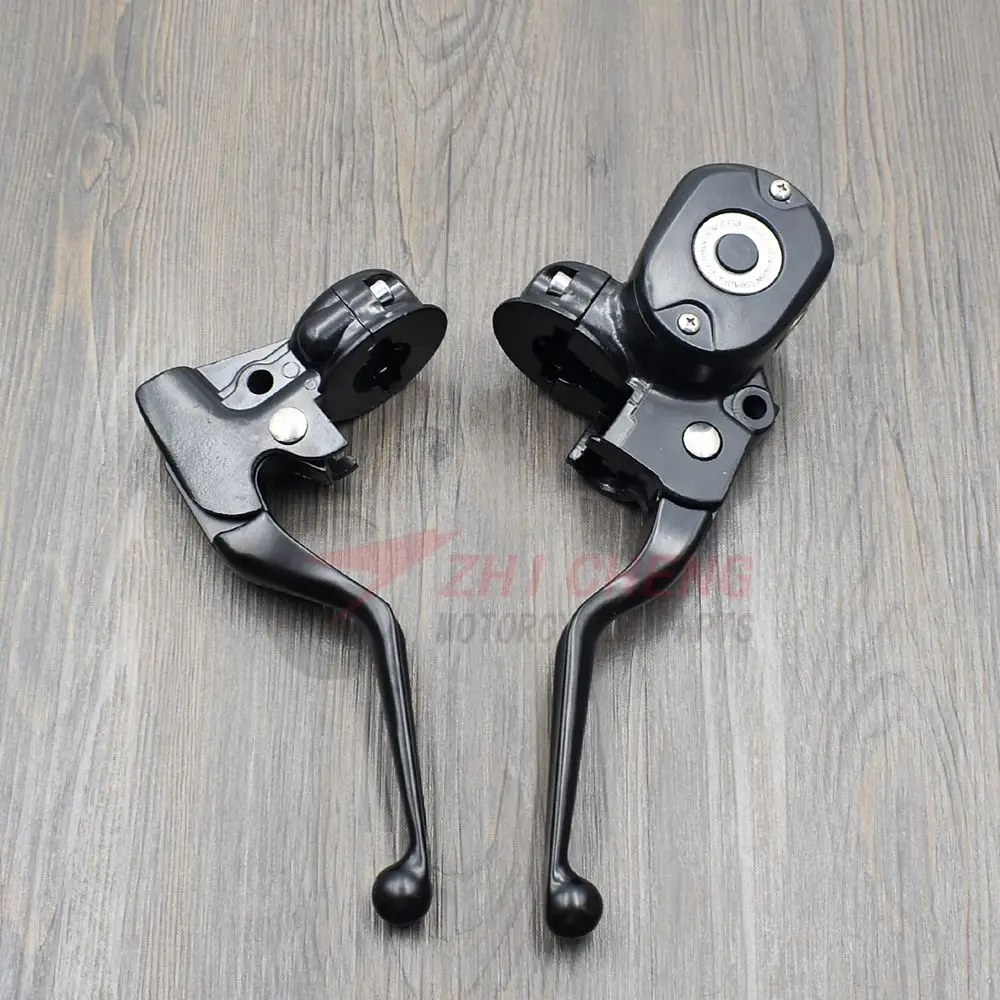Pair Of Black Brake & Clutch Levers For Harley Sportster XL 883/1200 2004-2013
