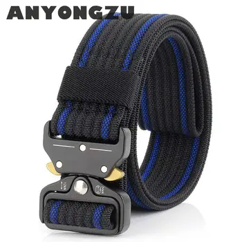 

Fashion Leisure Fine Workmanship Insert Buckle Nylon Ceintures Breathable Wear-resisting Scratch-resistant Tactical Belt