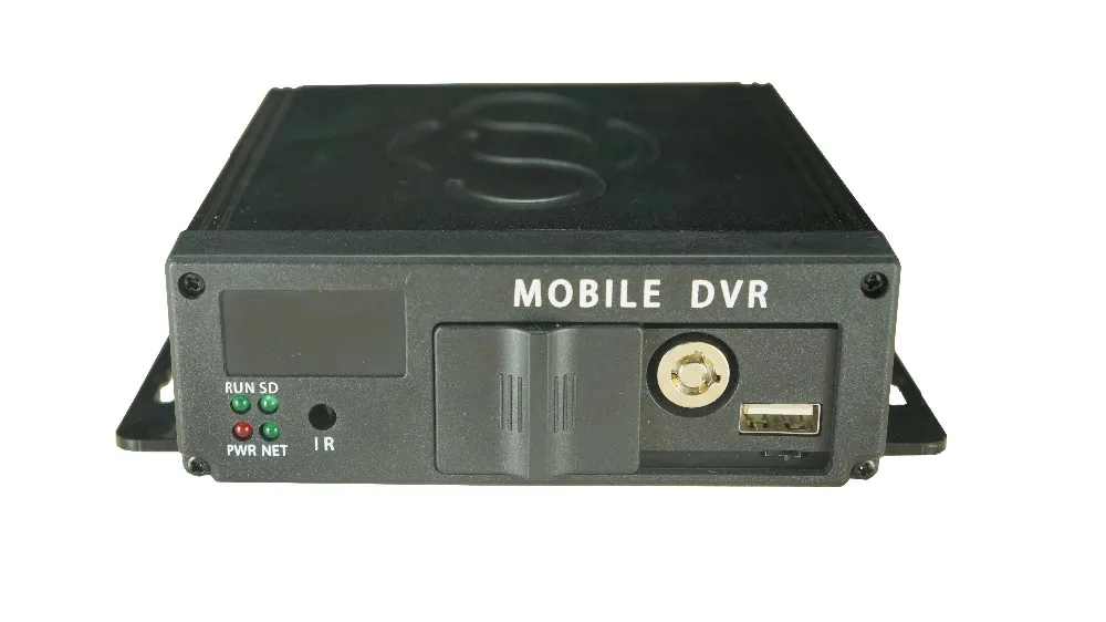 Car AHD DVR 4 Channel 1080P AHD SD Vehicle Mobile DVR Video Recorder Real-Time View Monitor 12-36V car dvr monitor