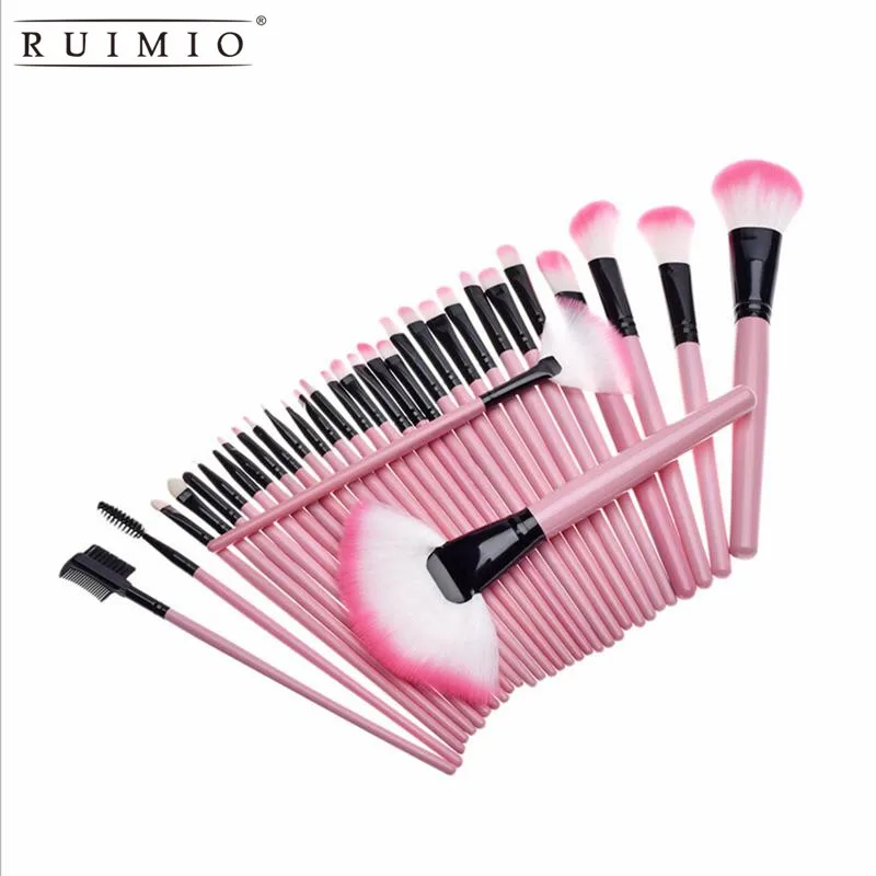 32pcs Professional Makeup Brushes Powder Applicator Kit with Comtotable