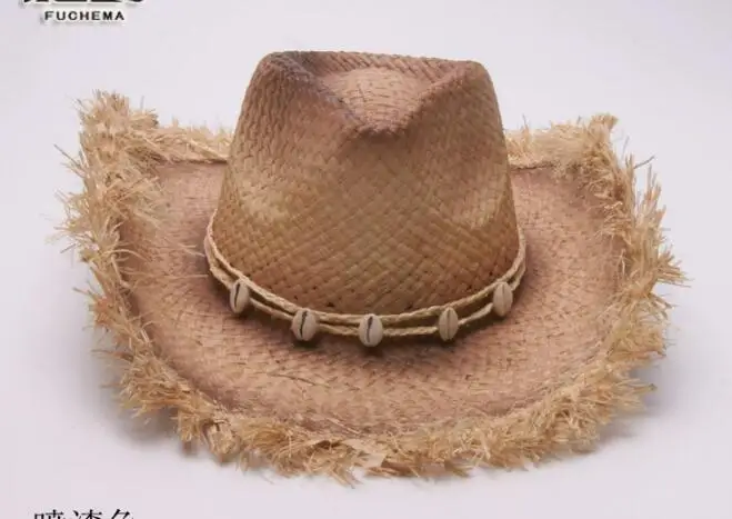 5 шт./лот Weatern стиль человек повседневная Летняя обувь соломенная шляпа мужская Повседневная Соломенная шляпа человек ковбойской шляпе