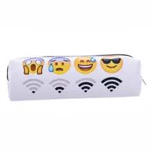 makeup bag WiFi Emoji 3D Printing trousse de maquillage Zohra student pencil bag cosmetic bags Hot Now maleta de maquiagem