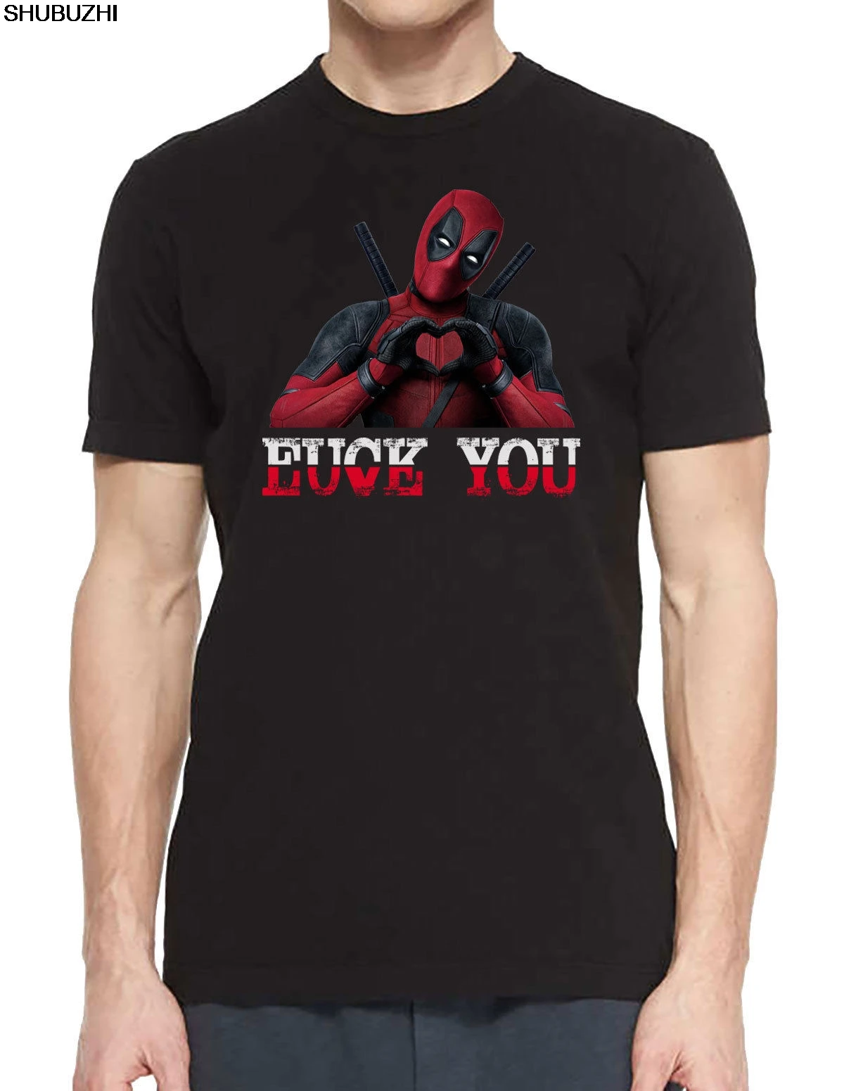 Deadpool Love You Футболка мужская комедия футболка Ограниченная серия мультяшная Футболка Мужская Унисекс Новая shubuzhi футболка свободный размер sbz3042