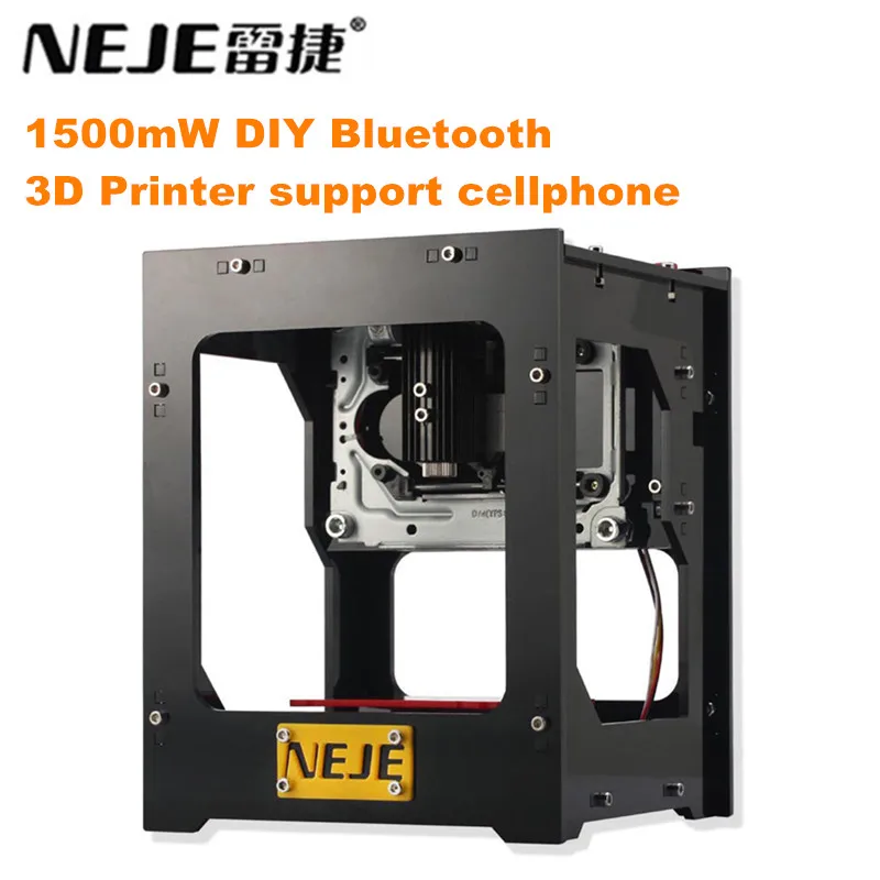 NEJE DK BL 1500 МВт DIY 3d принтер USB Bluetooth мини лазерный гравер Расширенный гравировальный