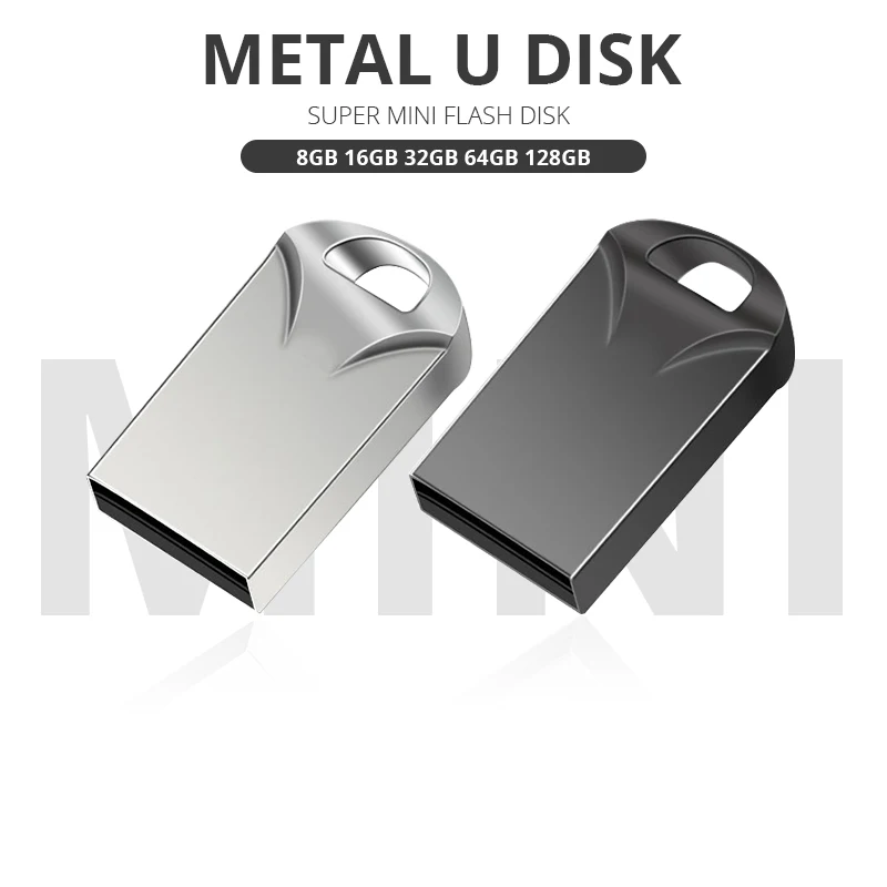 

Metal Shell USB Flash Drive 64GB 32GB 16GB 8GB Mass Memory USB Flash Pendrive 8 16 32 64 GB Drive Pen Drive Metal Mini U Disk