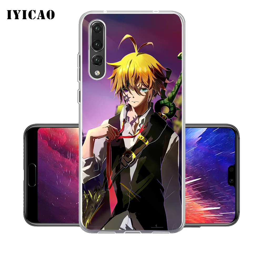 IYICAO аниме Nanatsu no Taizai Мягкий силиконовый чехол для телефона Huawei P30 P20 Pro P10 P9 P8 Lite P Smart