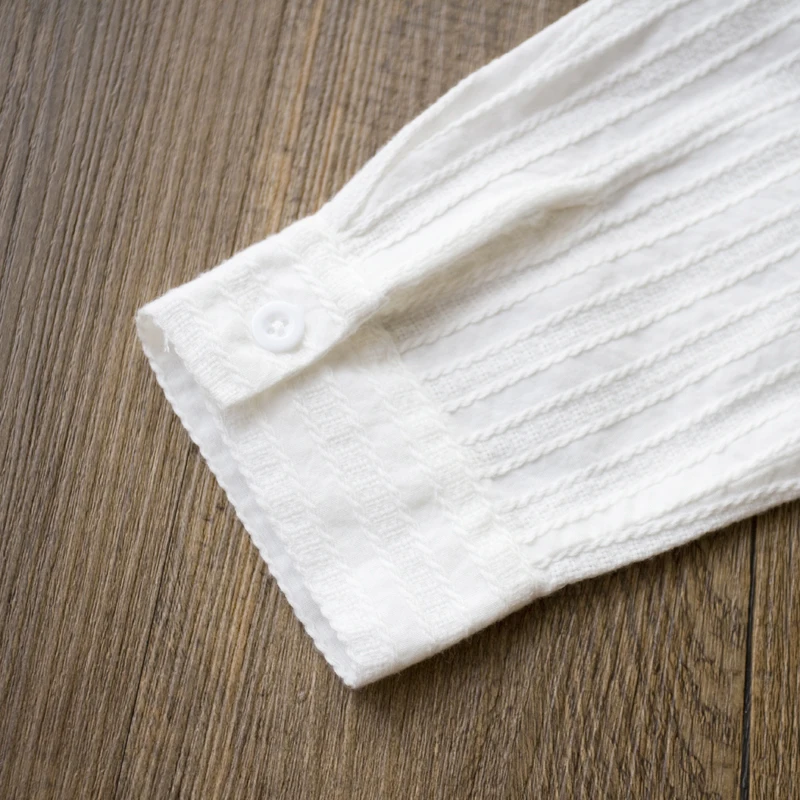 Women Blouse 2018 New Casual Long Sleeved Cotton White Shirt Woman Office Shirts Excellent Quality Blusas Lady Tops 0.17KG Women Blouse 2018 New Casual Long Sleeved Cotton White Shirt Woman Office Shirts Excellent Quality Blusas Lady Tops 0.17KG