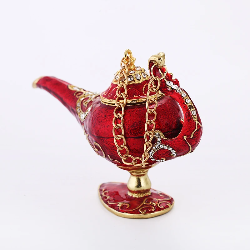 YUNGE Арабская волшебная лампа антикварное Искусство ремесло лампа джинна сувенир свадебное украшение дома Коллекционная лампа Aladin