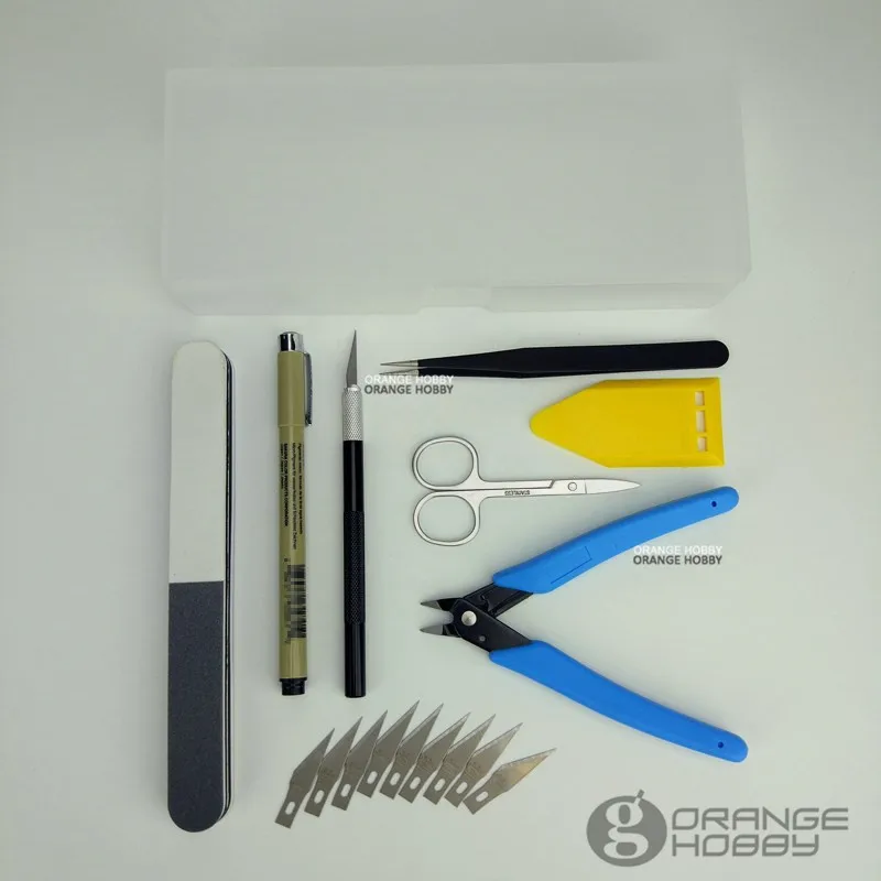 

Basic Tool Set for Hobby 3 Optional Items DIY Suite Of Tools Model Kit Accessory