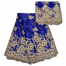 

2019 african diy fabric high quality embroidery African guinea brocade nigerian gele headtie 5+2yards/lot