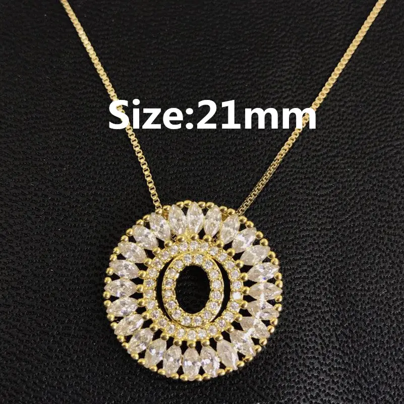 O letter pendant necklace-1 (1)