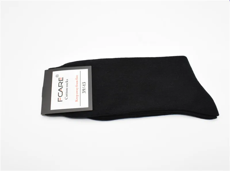 Fcare/10 шт. = 5 пар, длинные черные носки 40,41, 42,43 хлопок, sokken calcetines hombre meias masculino, деловые носки