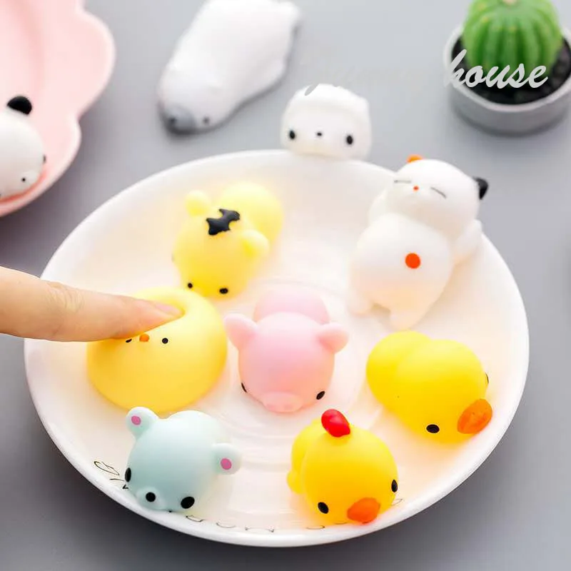 

Cute Cat Squishy Antistress Toy For Fun Joke Squeeze Toy Soft Rising Cat Anti-Stress Funny Easter Presents Novelty Speelgoed