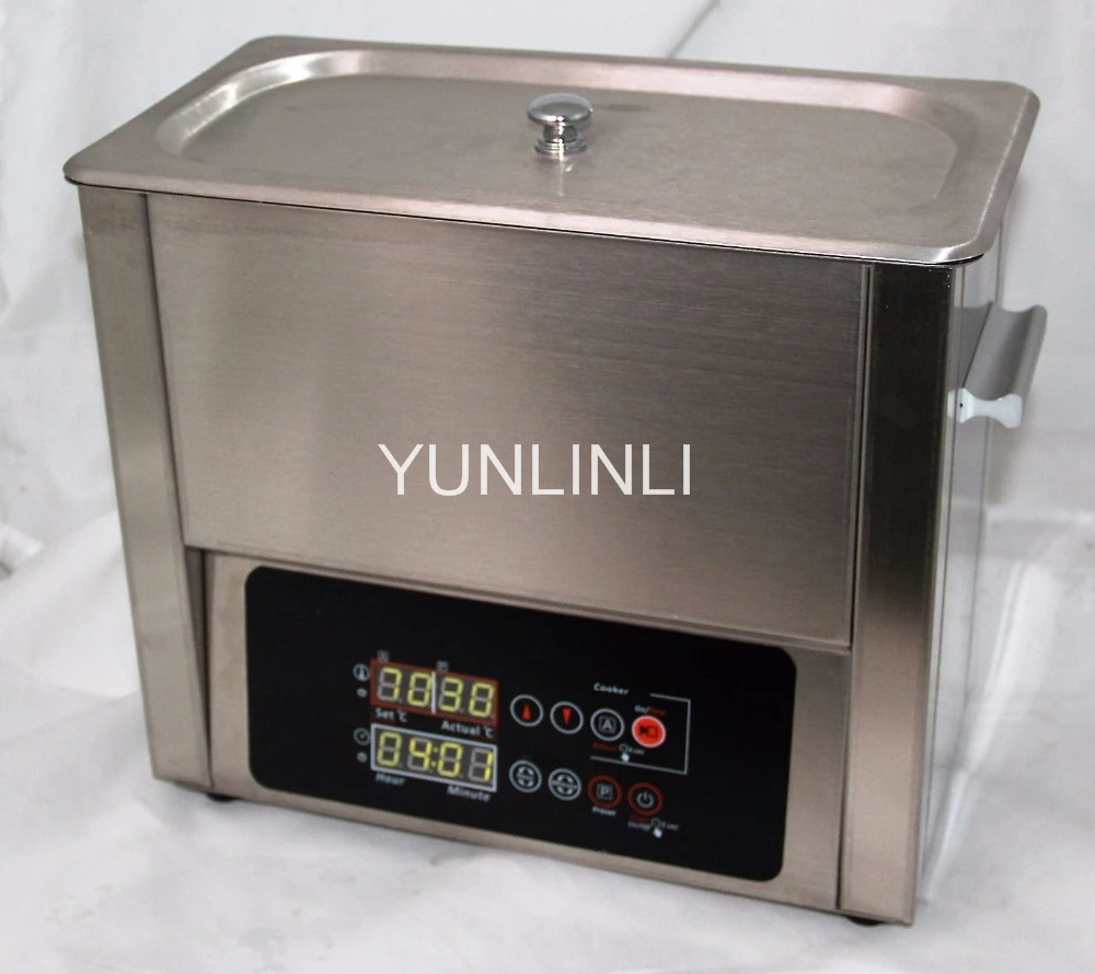 6L slow cooking machine 500w Stainless steel Slow Cooker with digital