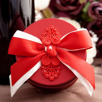 

20PCS new wedding candy boxes China wind red candy gift box tin candy box