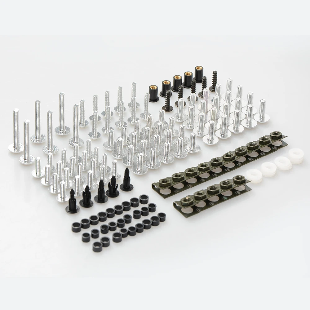 CNC Universal Motorcycle Fairing/windshield Bolts Screws set For Aprilia caponord etv 1000 rst1000 futura rsv4 / rsv4 factory