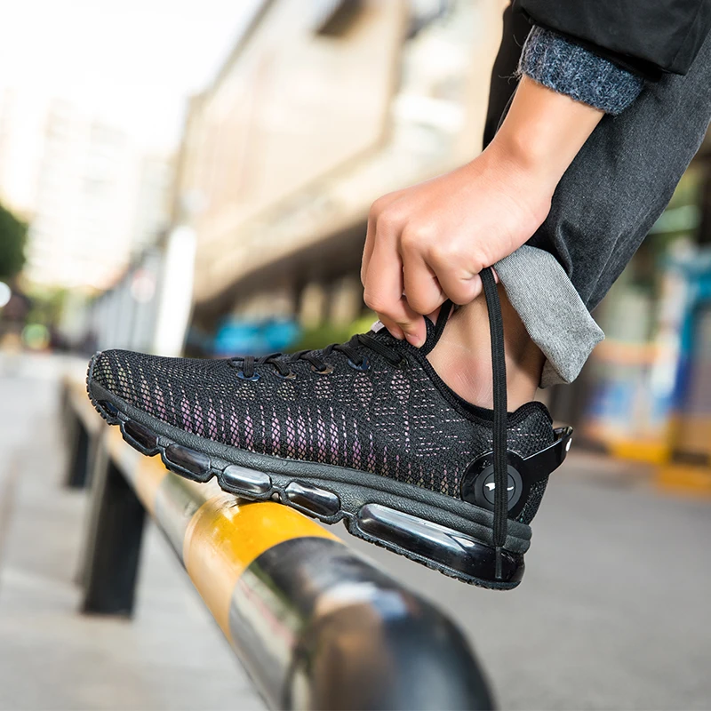 Onemix Unisex Running Shoes Breathable Brand Sneakers Man Sport Shoes Men Reflection Shoes Run Safely Women Sneakers