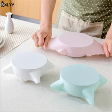 BXLYY 1 шт. силиконовая пластиковая обертка для микроволновой печи специальная печь для холодильника миска для свежей еды уплотнительная крышка кухонные аксессуары теплоизоляция Pad.7z