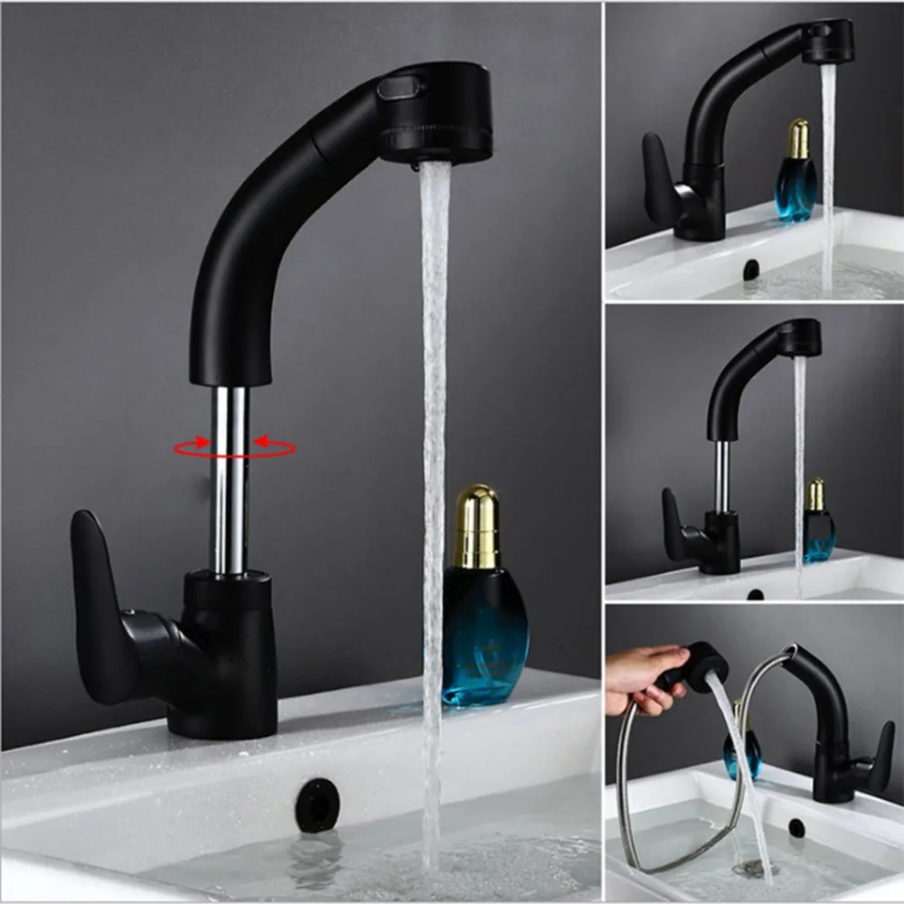 

Tap Extension Telescopic Lifting Rotating Taps Lifting And Pulling Kitchen Faucet Kitchen Sink Mixer Faucet