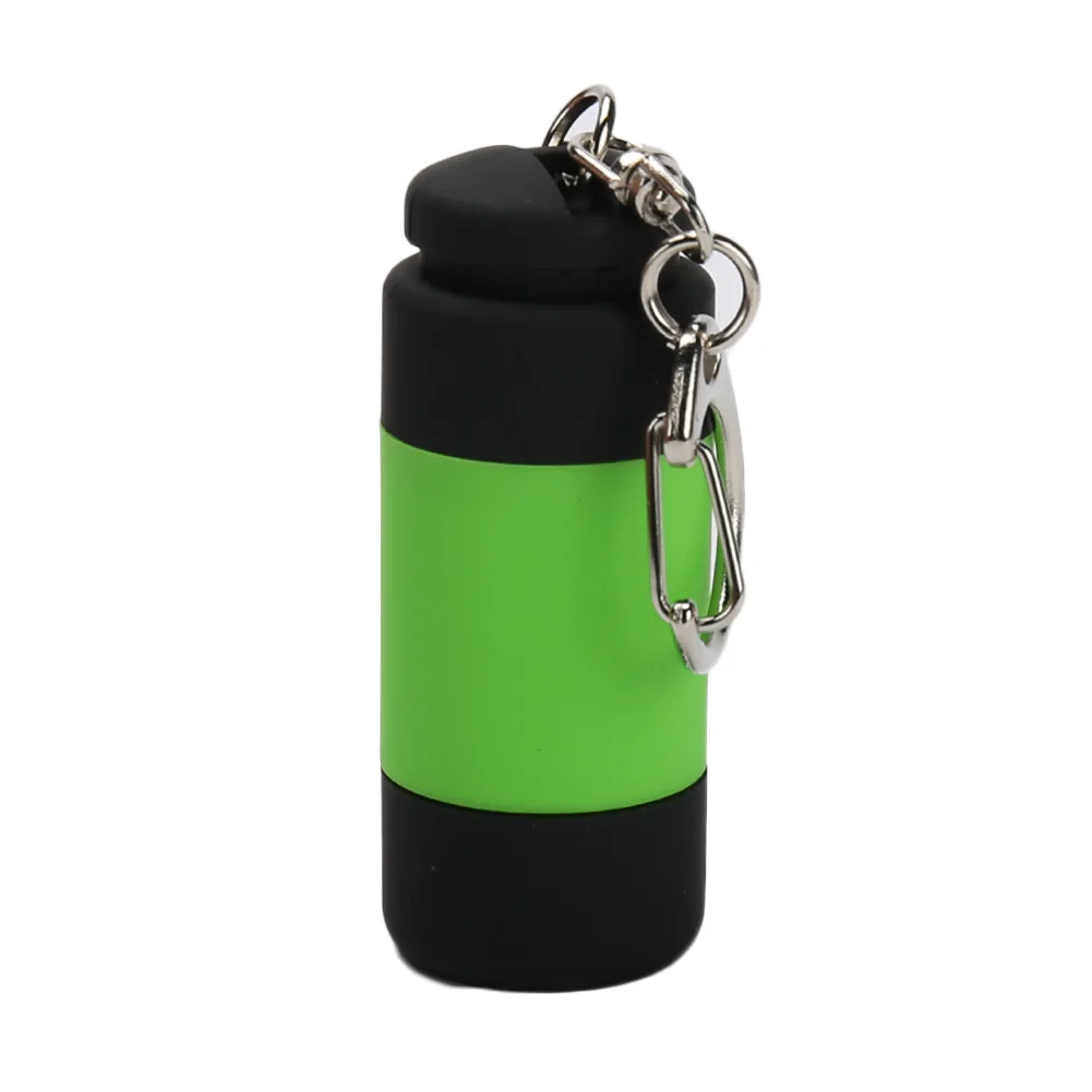 Светодиодный мини брелок 22g 0 3 Вт 1 режим USB светодиодный фонарик перезаряжаемый