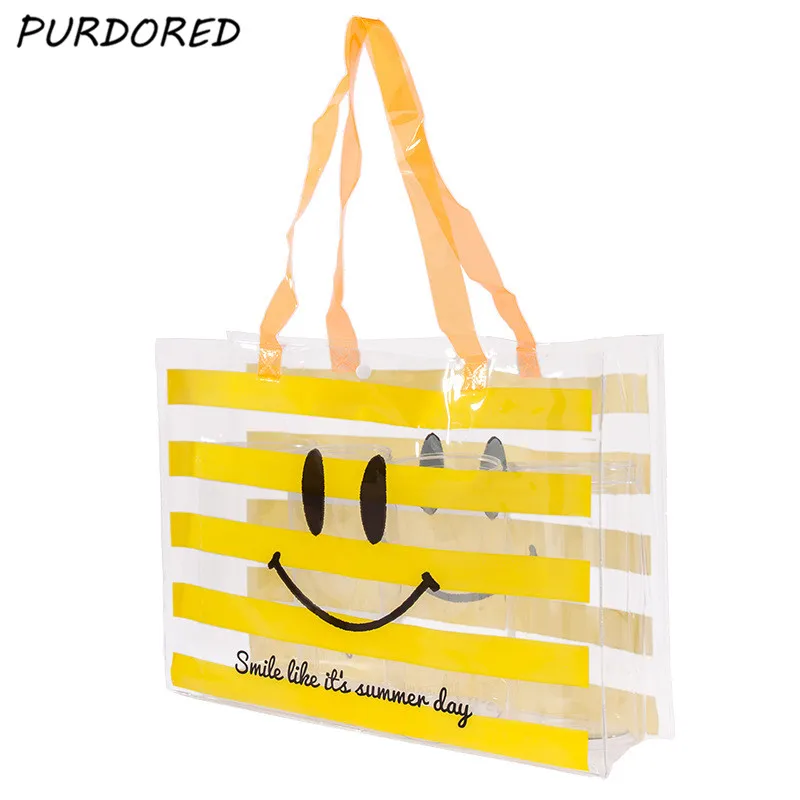 

PURDORED 1 pc Clear Cosmetic Bag PVC Flamingo Women Makeup Bag Travel Beach Bag for Make Up Organizer Toiletry Dropshipping