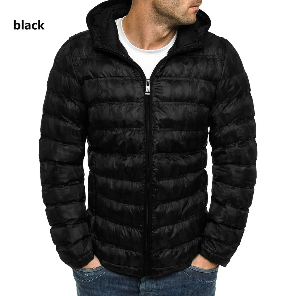 

ZOGAA Brand New Men Jacket Winter Warm Outerwear Hooded Coat Casual Zipper Streetwear Men Parka Jackets for Man Clothes 2018