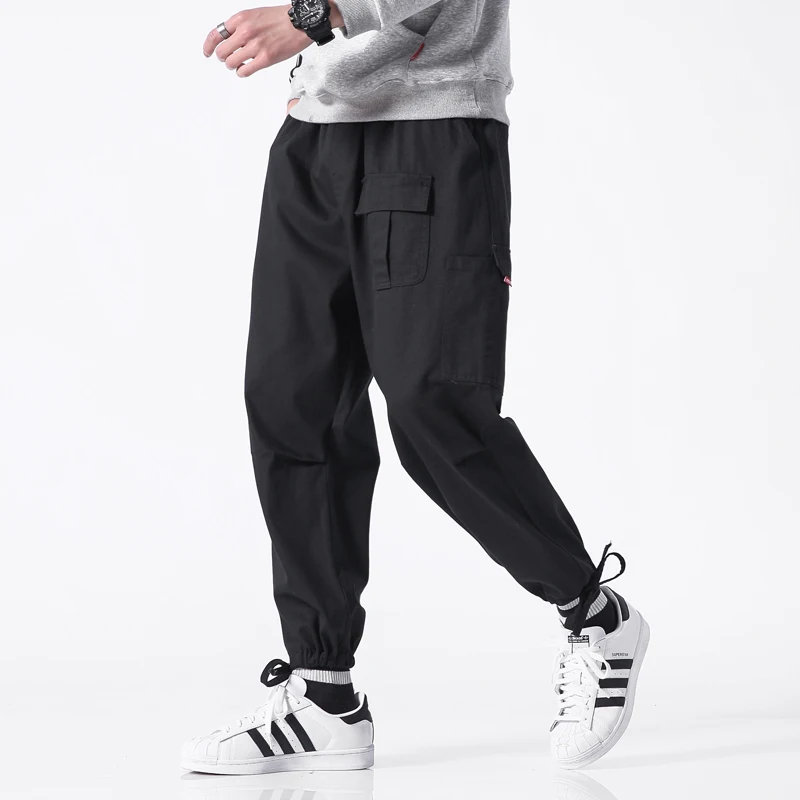 Summer Hip Hop pants men Streetwear Multi-Pockets Safari Style Fashion Cargo Pants New Cotton Casual Elastic Trousers Plus 5XL Summer Hip Hop pants men Streetwear Multi-Pockets Safari Style Fashion Cargo Pants New Cotton Casual Elastic Trousers Plus 5XL