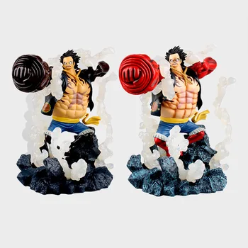 

19CM pvc Japanese anime figure One Piece Luffy gear 4 Ape King Gun action figure collectible model toys brinquedos