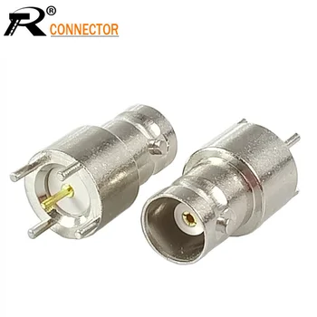

10pcs/lot BNC Female Jack Straight PCB Mount BNC Socket Chassis R Connector Wholesales