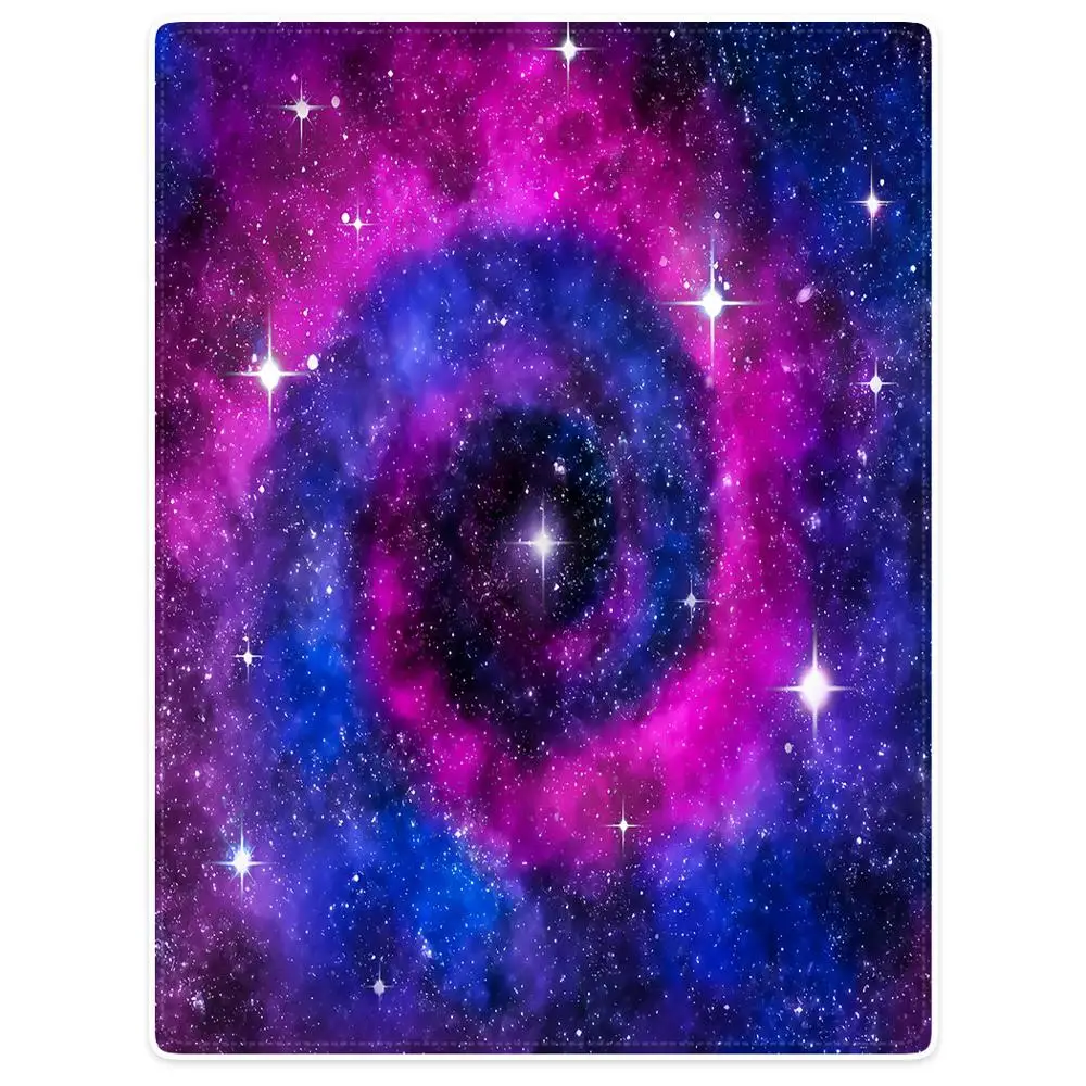 

Blankets Cobertor Warmth Soft Plush Galaxy Andromeda Milky Way Cosmic Dust Sofa Bed Throw a Blanket Plaid