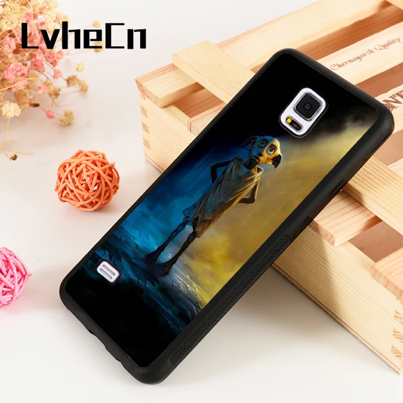 

LvheCn S3 S4 S5 Phone Cover Cases For Samsung Galaxy S6 S7 S8 S9 egde plus Note 4 5 8 9 Soft Silicone Fashion Harry Potter Dobby