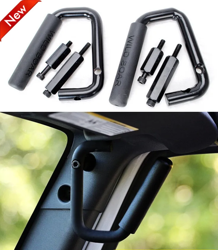 New Roll Bar Grab Handles For Jeep Wrangler Jk Gra...