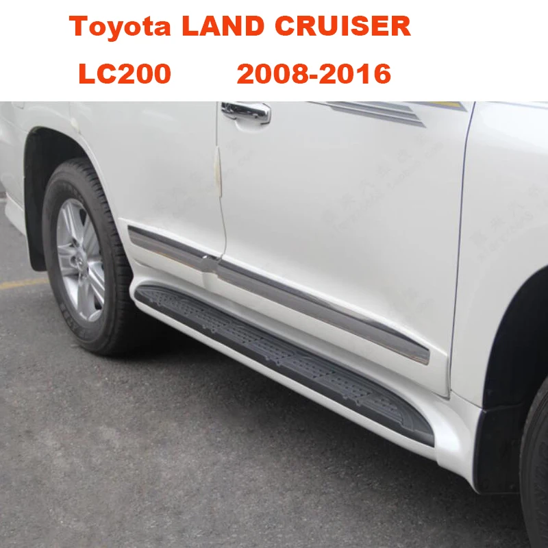 

Car Running Boards Side Step Bar Pedals Nerf Bars For Toyota LAND CRUISER LC200 2008.2009.2010.2011.2012.2013.2014.2015.2016