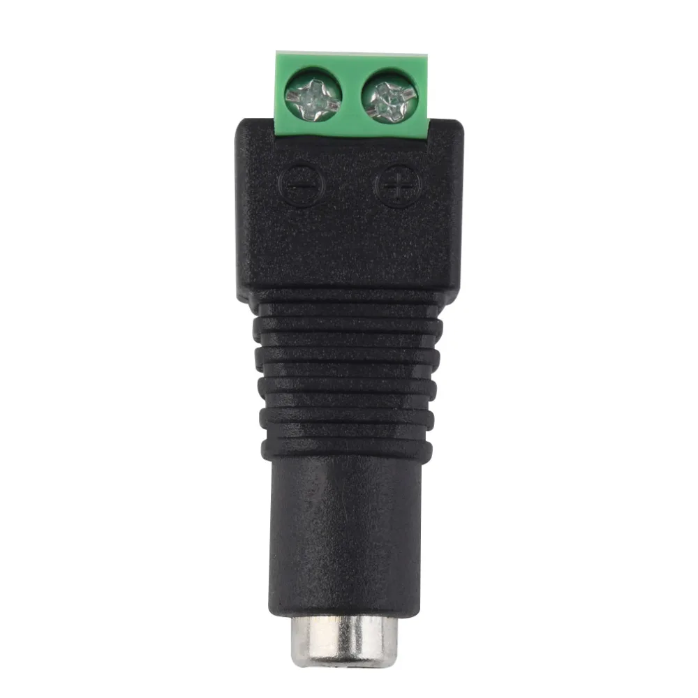 DC 12V Power Plug Adapter Connector Female For 5050 3528 LED Strip