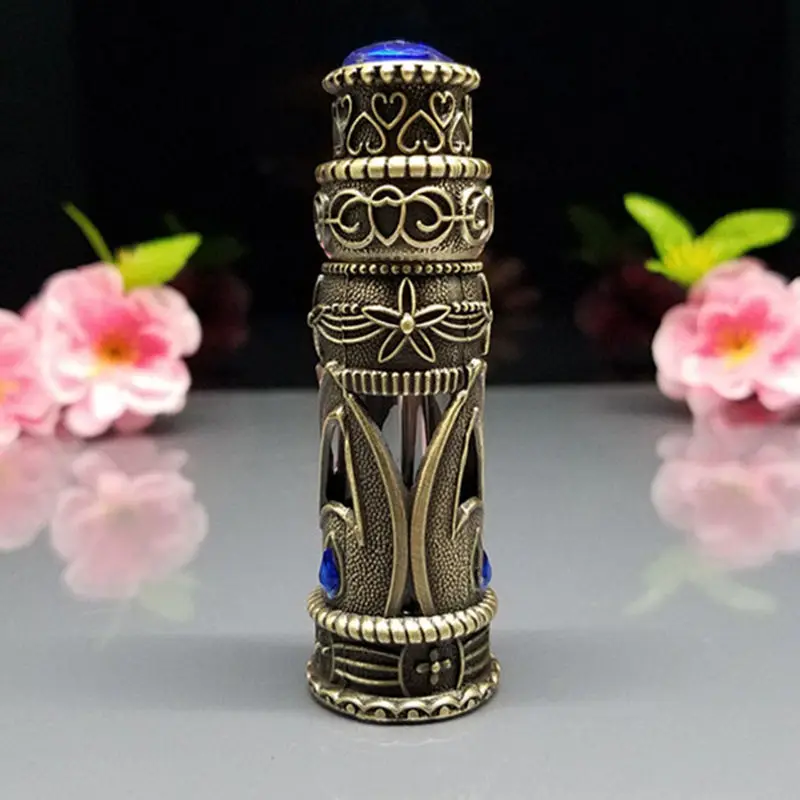 Флакон парфюмерный из металлического сплава 5 мл|perfume bottle|essential oil vialsample containers |