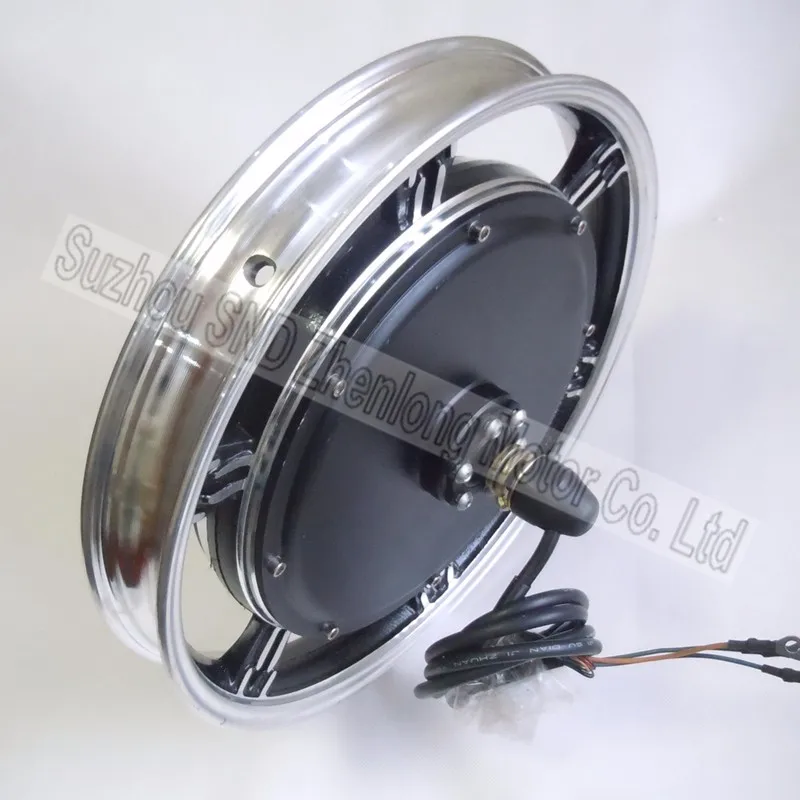 Cheap 16inch hub motor 48v60v72v 500W  e-bike front wheel fork size 100mm with disk brake speed 42km/h  / brushless hub motor G-M047 0