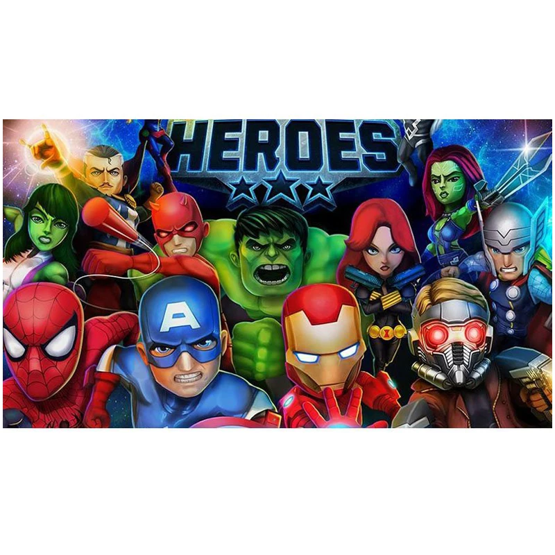 

Super Heroes Full Square/Round Embroidery Diamond 5D DIY Diamond Painting Cross Stitch Picture of Mosaic Rhinestone