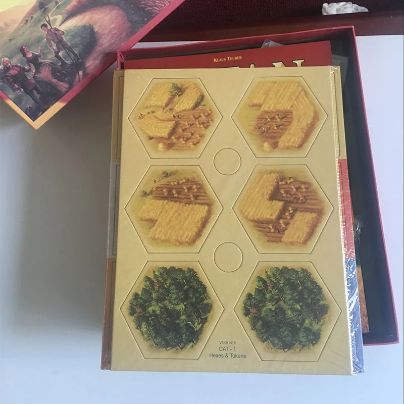 Free Shipping Catan Board Game Family Fun Playing Card Game Educational Theme English Fun Cards Indoor Party Game Collectibles