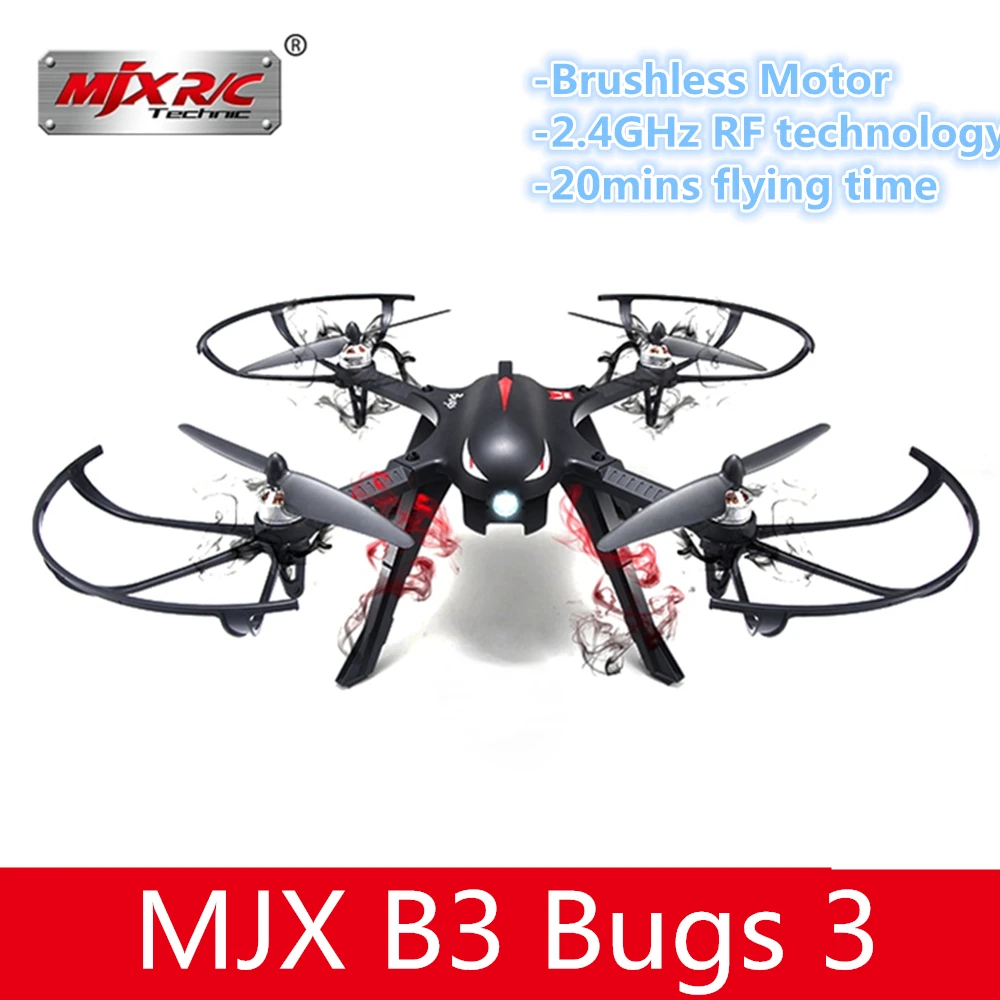 

MJX B3 Bugs 3 Professional RC Drone Brushless Motor FPV With Action Camera Bracket Quadcopter Nylon Material RC Helicopter